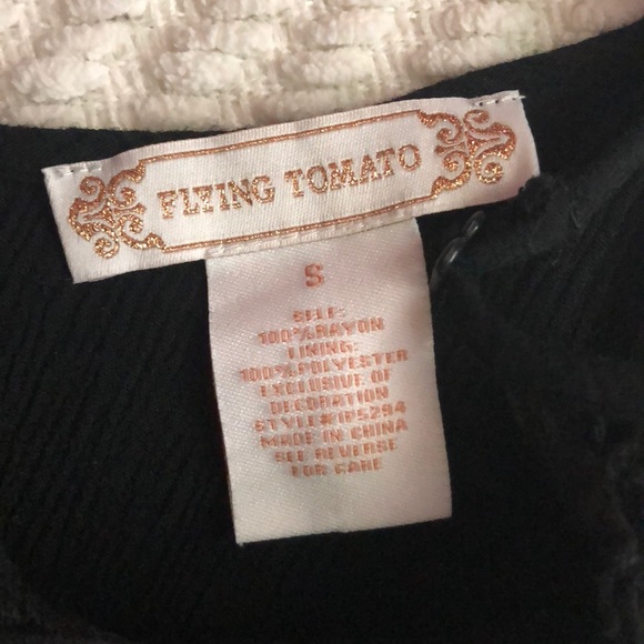 Francesca’s Black Romper with Lace Detail - Picture 2 of 2